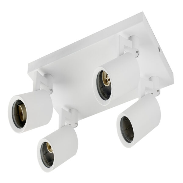 APLIQUE PORTA GU10*4 BLANCO