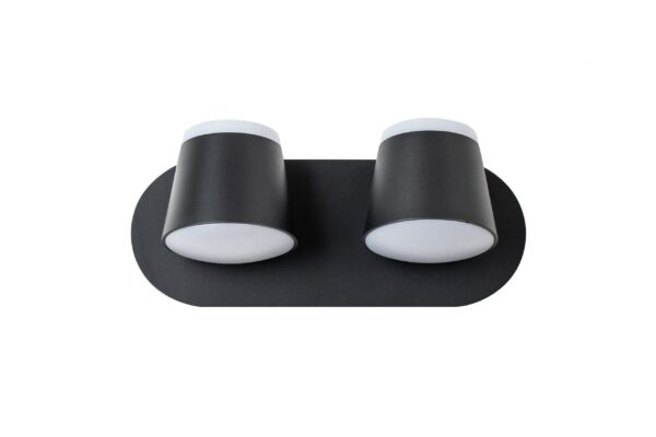 APLIQUE LED 2*5W NEGRO 3000K - Imagen 2