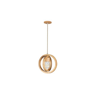 LAMPARA COLGANTE SOQUETE E27 MADERA DECORACIÓN
