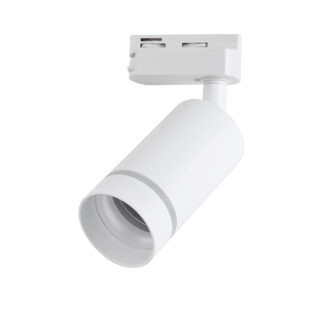 PORTA GU10 MONOFASICO ACRÍLICO BLANCO