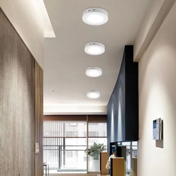 PANEL LED SOBREPUESTO REDONDO 18W - Imagen 2