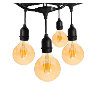 Guirnalda Led 10 Metros + 10 Ampolletas G80