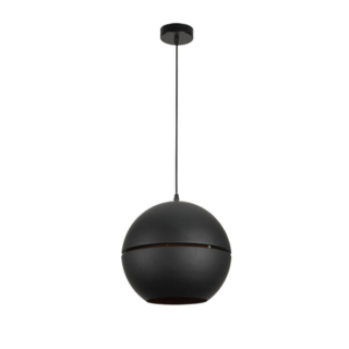 Lámpara Colgante Diseño Eclipse Negro E-27