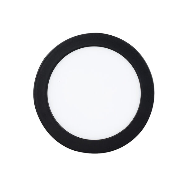PANEL LED NEGRO SOBREPUESTO REDONDO 12W - Imagen 3